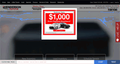 Desktop Screenshot of hendersontoyota.com