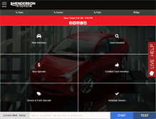 Tablet Screenshot of hendersontoyota.com